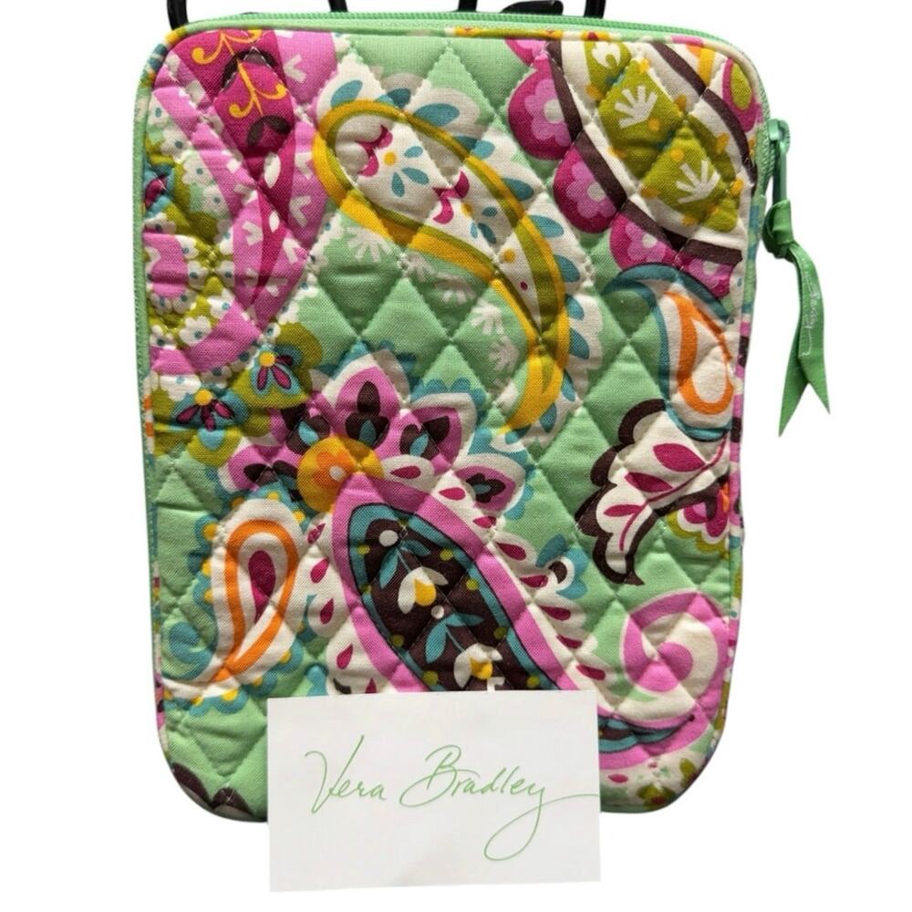 Vera Bradley Tutti Frutti Quilted Tablet iPad E-Reader Sleeve Case Retired